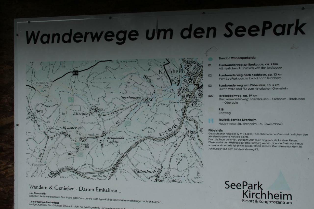 Ferienhaus "Gestiefelter Kater" Am See Im Bergland Kirchheim  Exteriör bild